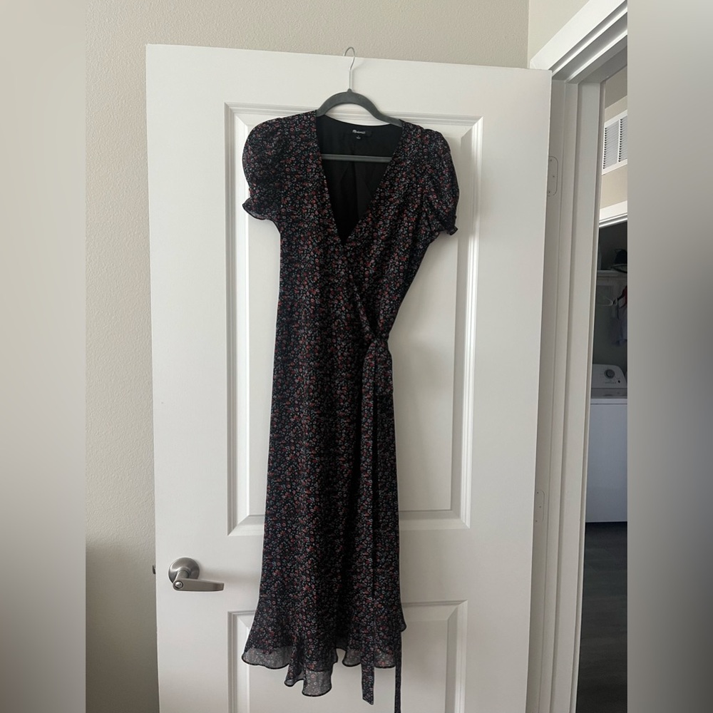 Madewell Floral Wrap Dress